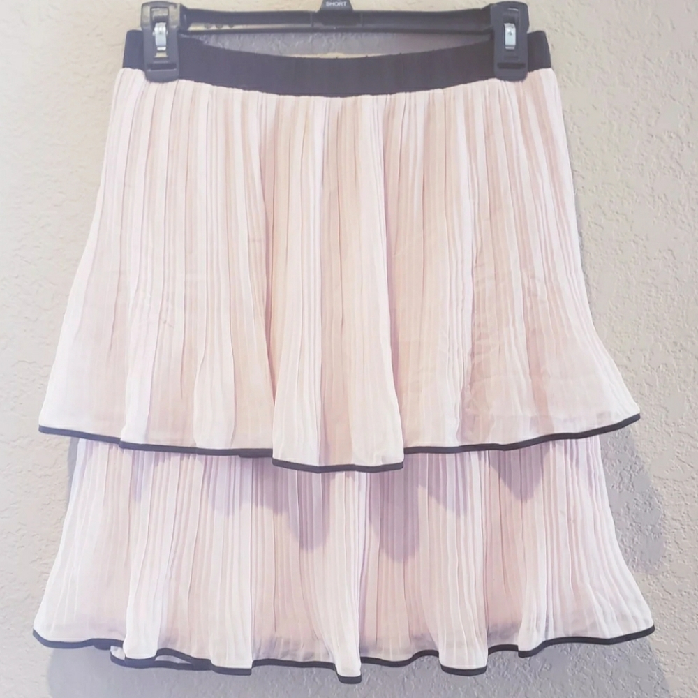 Pink Pleated Skirt